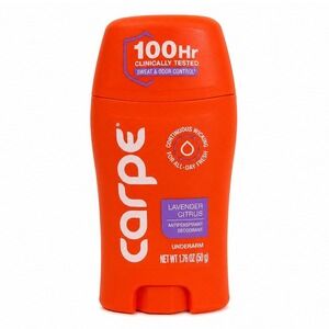 Carpe Antiperspirant Deodorant Lavender Citrus Underarm 1.76oz 100Hr Sweat New